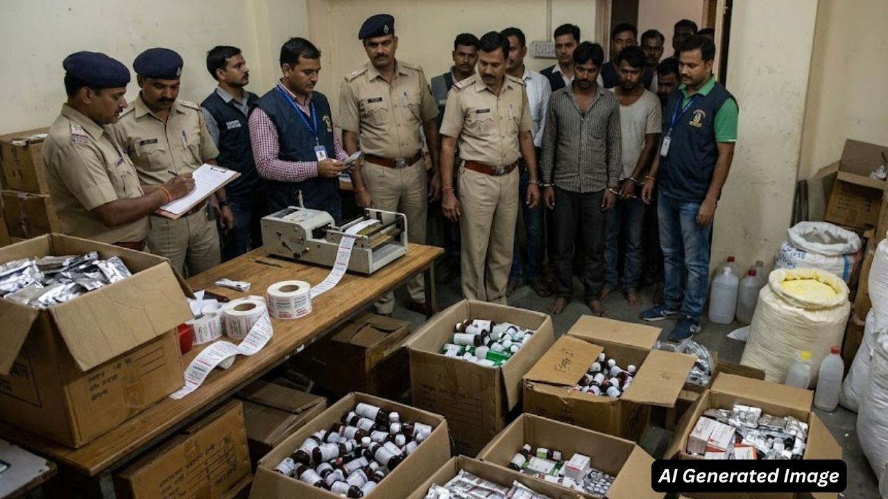 ai generated image of fake medicine gang