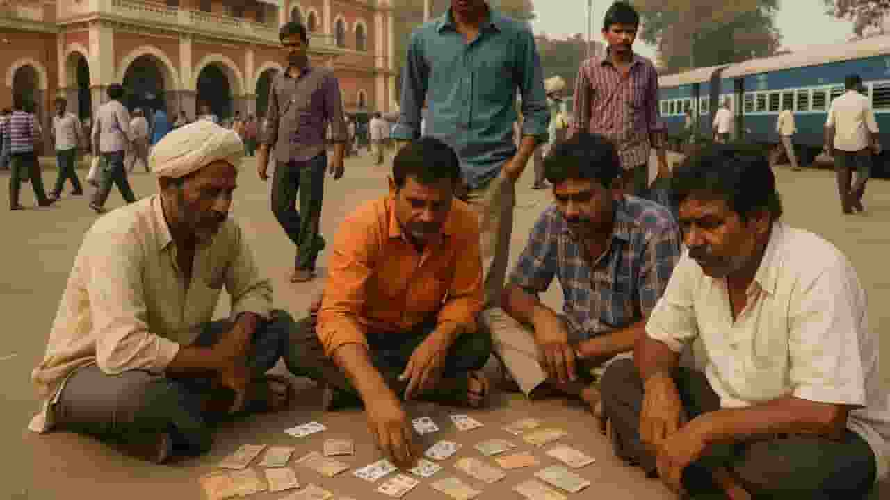 खाटू श्याम के भक्तों को जुए के नाम पर लूटने वाले गैंग का पर्दाफाश Image of gambling