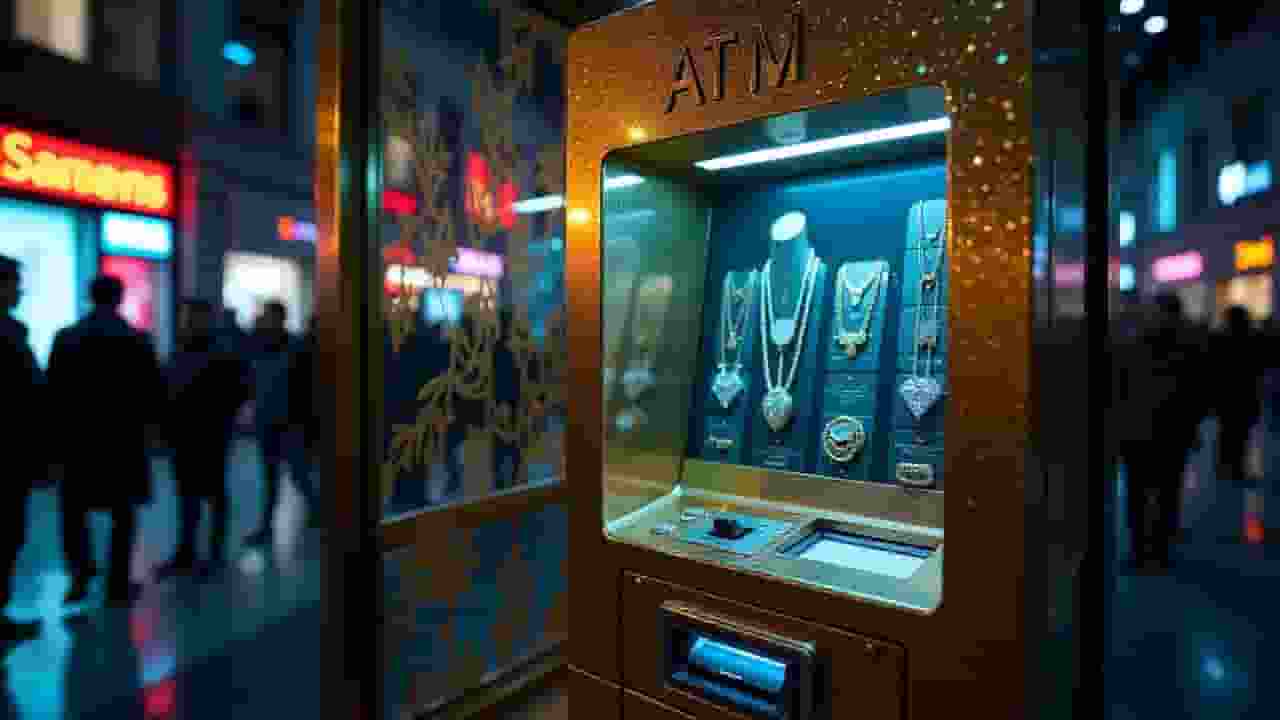 चीन में सोने की ATM, इधर सोना डालो और उधर पैसा निकालो Image China Gold ATM
