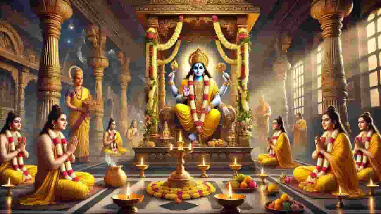 हस्त नक्षत्र में मनाई जाएगी हनुमान जयंती, यह है इस नक्षत्र की खासियत AI Image of Bhagwan Vishnu