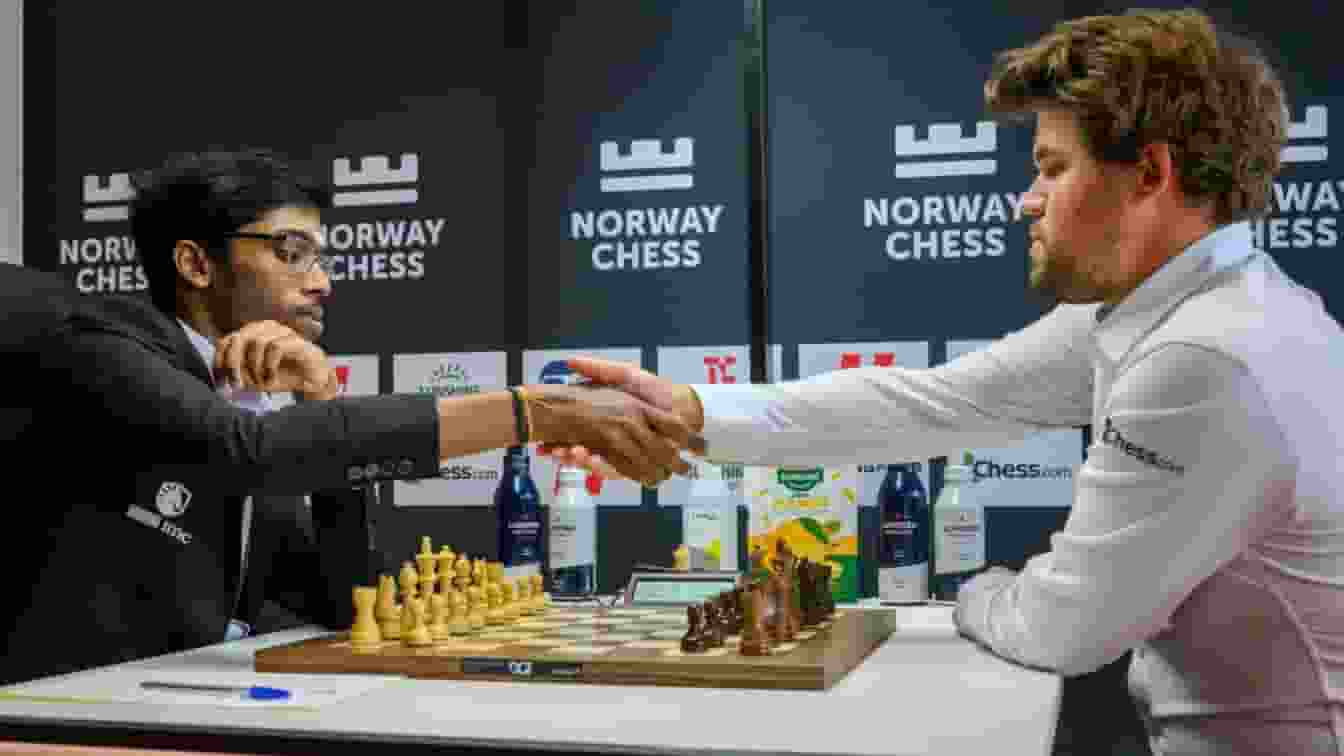 Praggnanandhaa defeats Magnus Carlsen