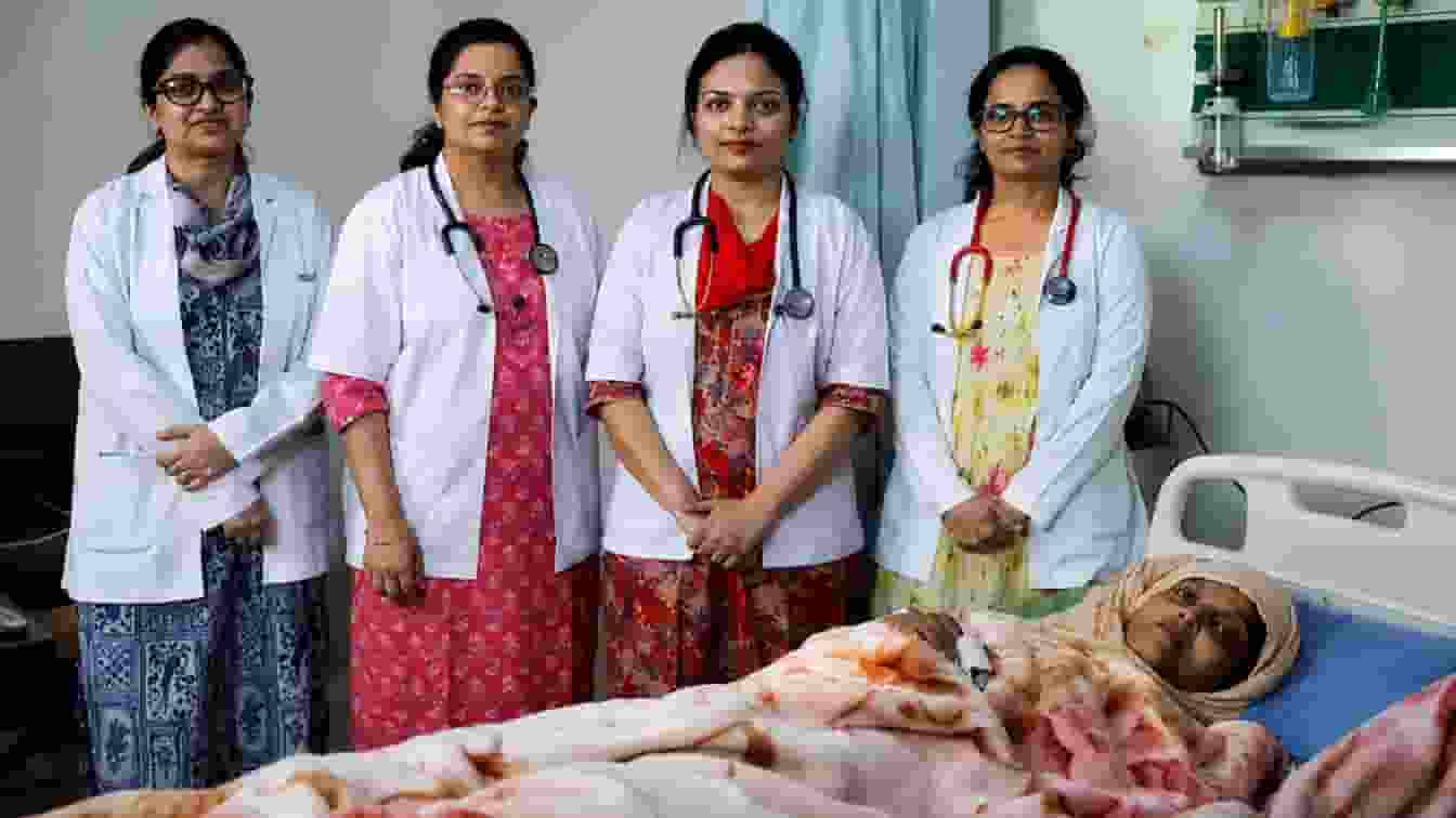 Amina With Doctors