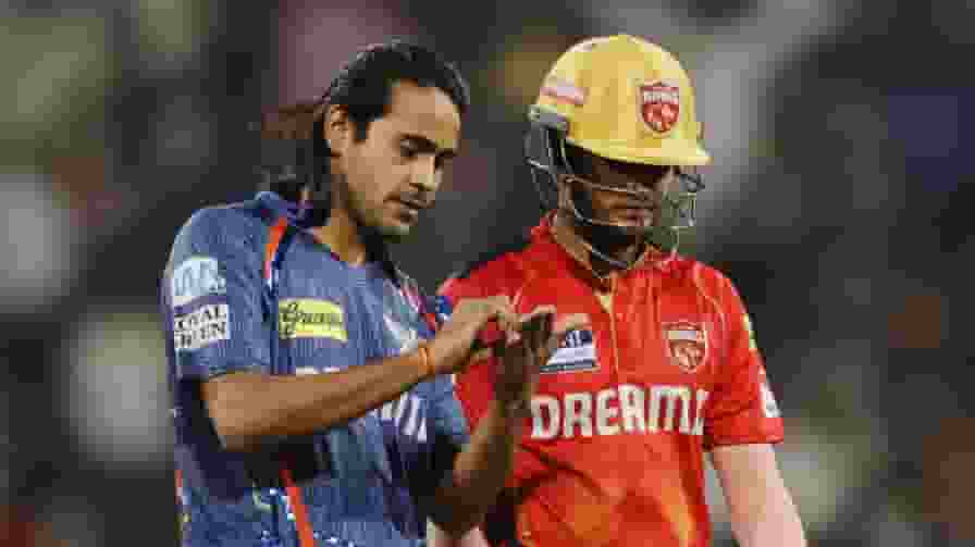 LSG के लंबे बालों वाले स्पिनर ने क्यों काटी PBKS के ओपनर की रसीद? Digvesh Rathi Priyansh Arya