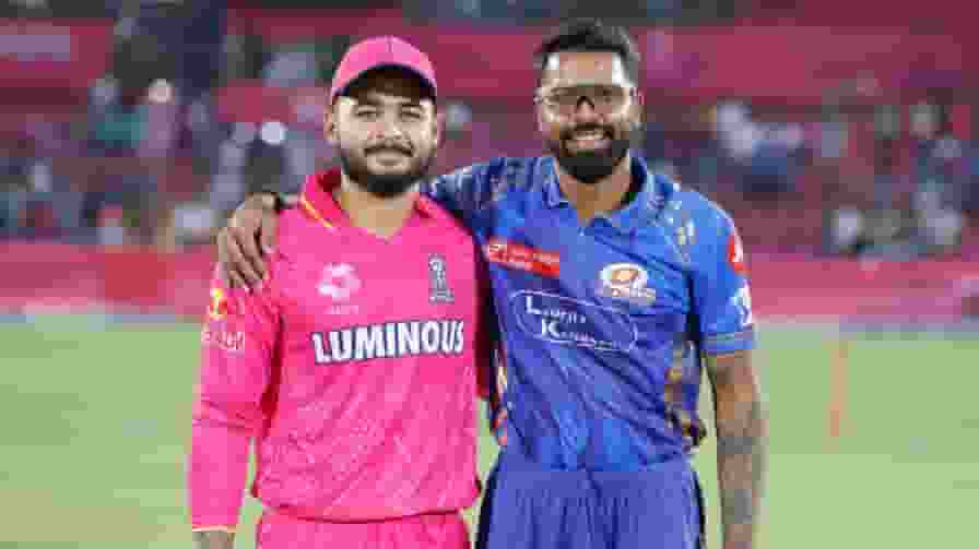 IPL 2025: MI के खिलाफ RR का मास्टरस्ट्रोक, आकाश मधवाल को उतारा Riyan Parag Hardik Pandya