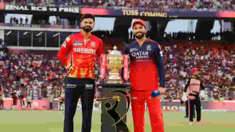 IPL Final: फाइनल में पंजाब किंग्स ने टॉस जीता, पहले बैटिंग करेगी RCB Rajat Patidar Shreyas Iyer
