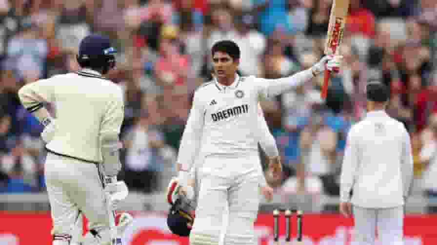 5वें मैच में ही शुभमन गिल ने तोड़ा गावस्कर का 46 साल पुराना रिकॉर्ड Shubman Gill Century Celebration