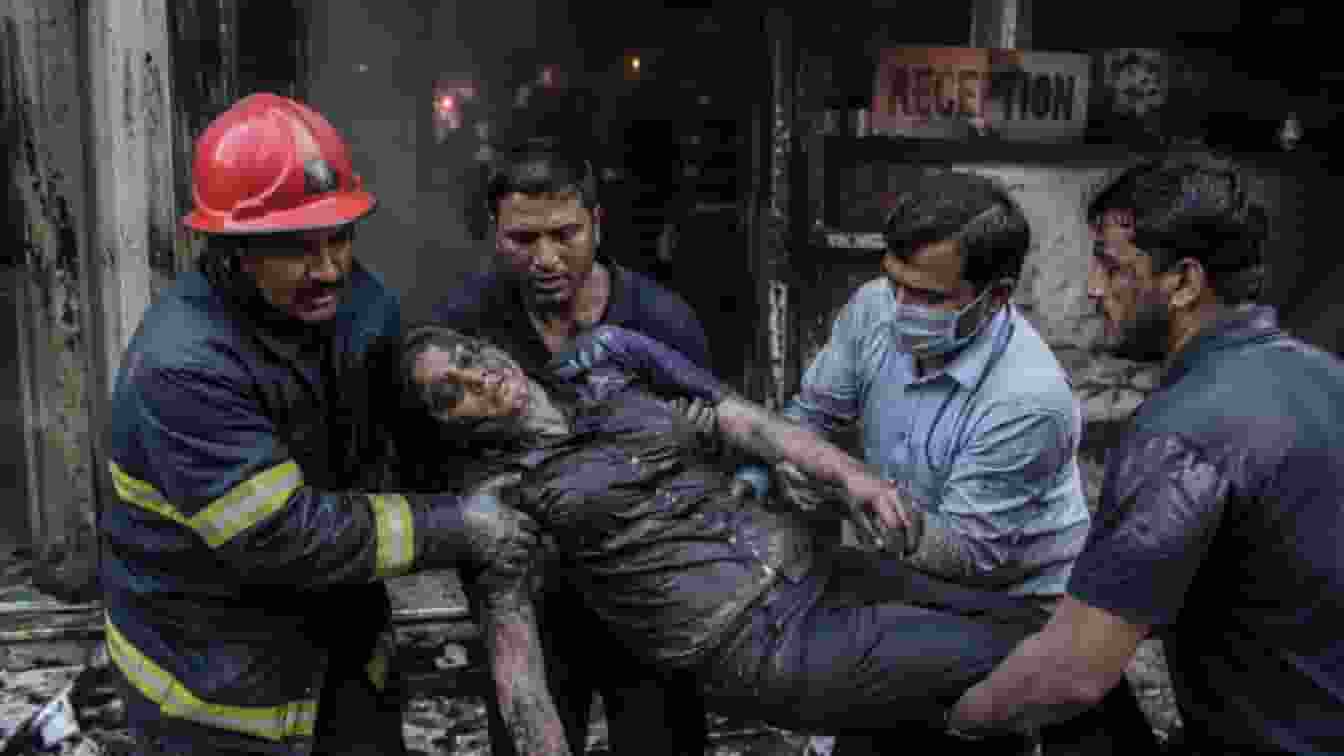 Delhi fire