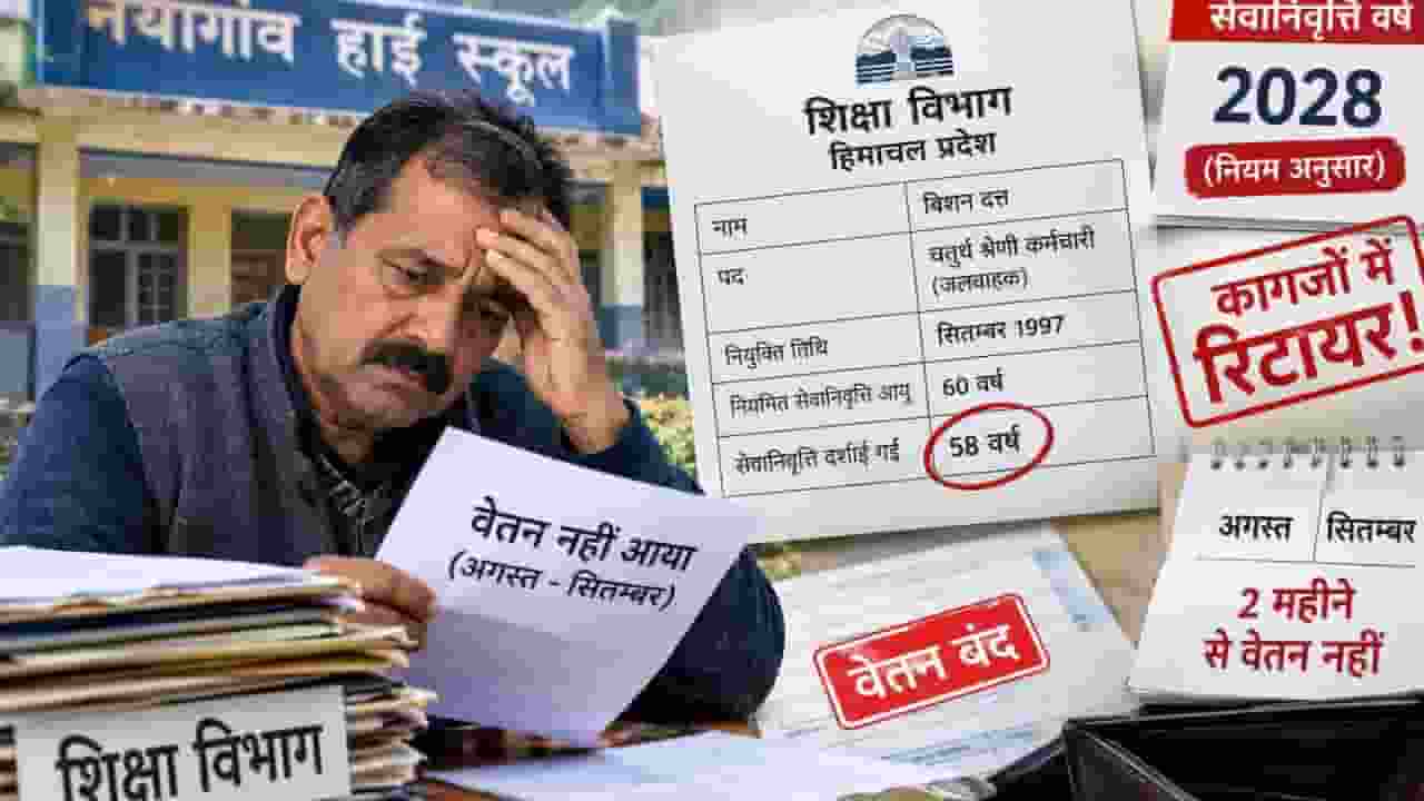 Himachal Pradesh School Department Scam AI Image हिमाचल