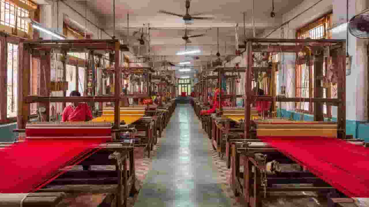 representative image of a loom workshop