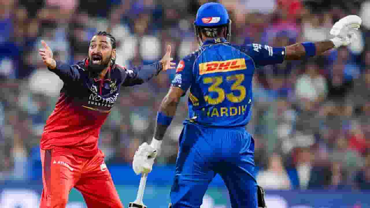 auther news IPL 2026 MI vs RCB Highlights