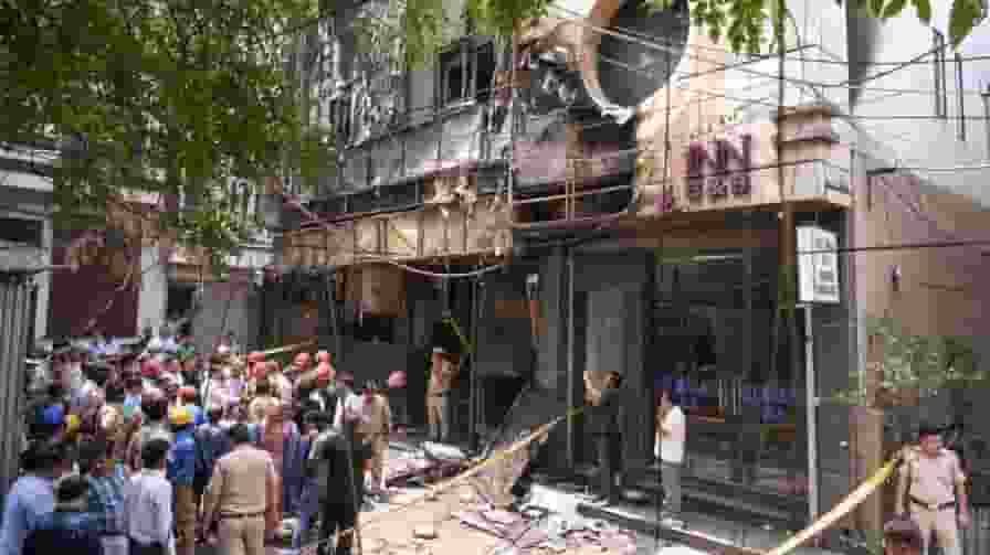 Delhi Malviya Nagar fire accident