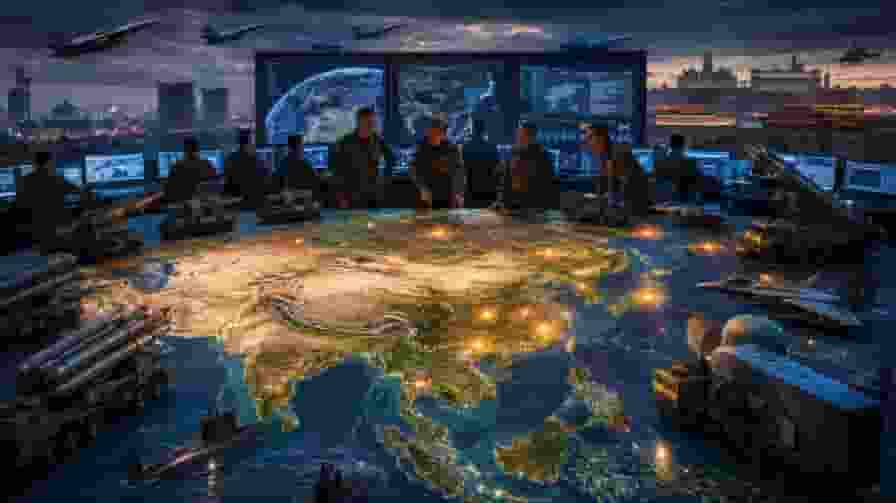 representative image of nuclear military planning
