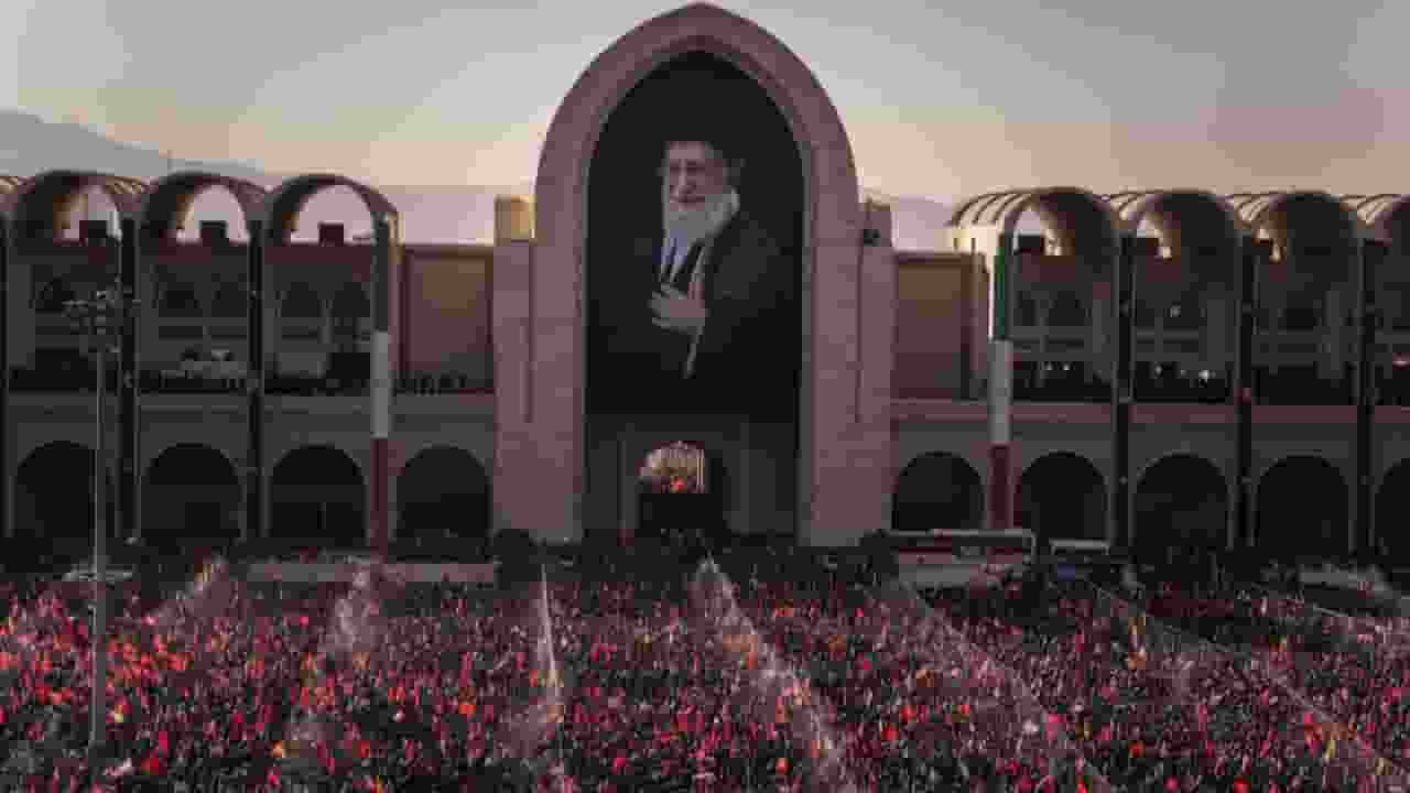 Slogans against Trump raised at Khamenei funeral