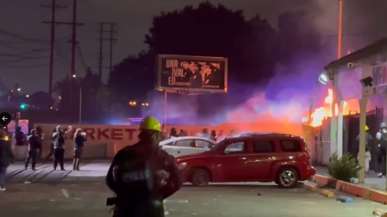आंसू गैस, नारेबाजी.. ट्रंप ने लॉस एंजेलिस में तैनात किया 2,000 जवान? Los Angeles