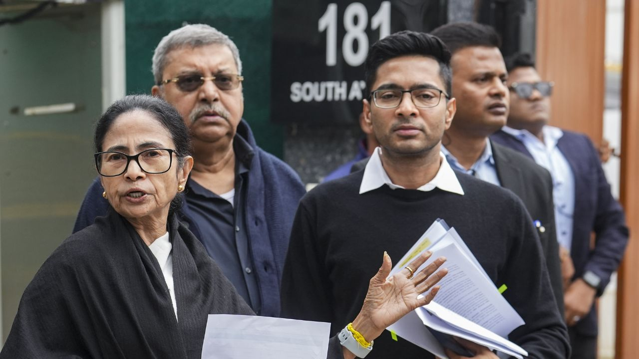 Mamata Banerjee and Abhishek Banerjee