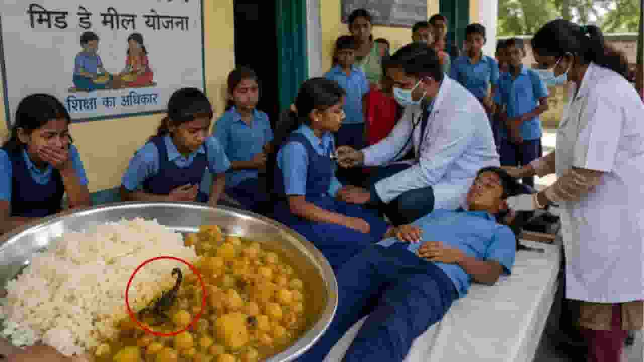 AI generated image of mid day meal