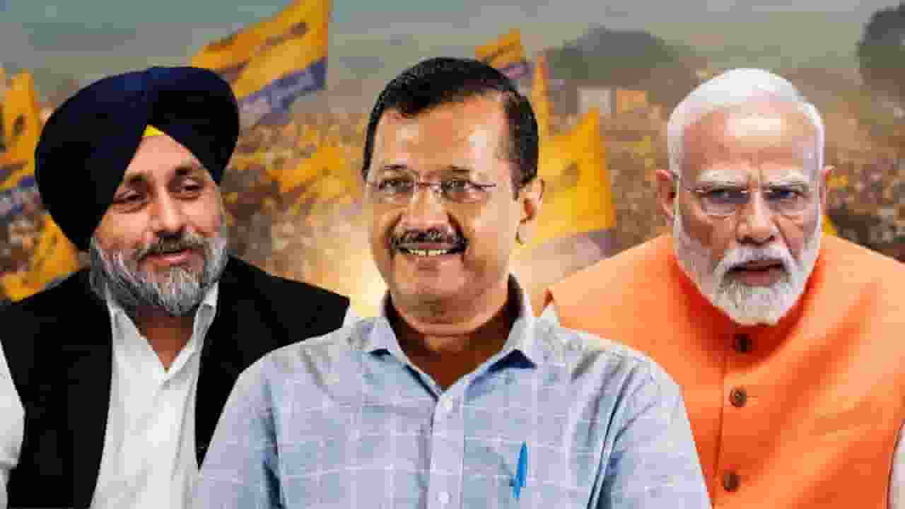 sukhbir badal kejriwal and narendra modi
