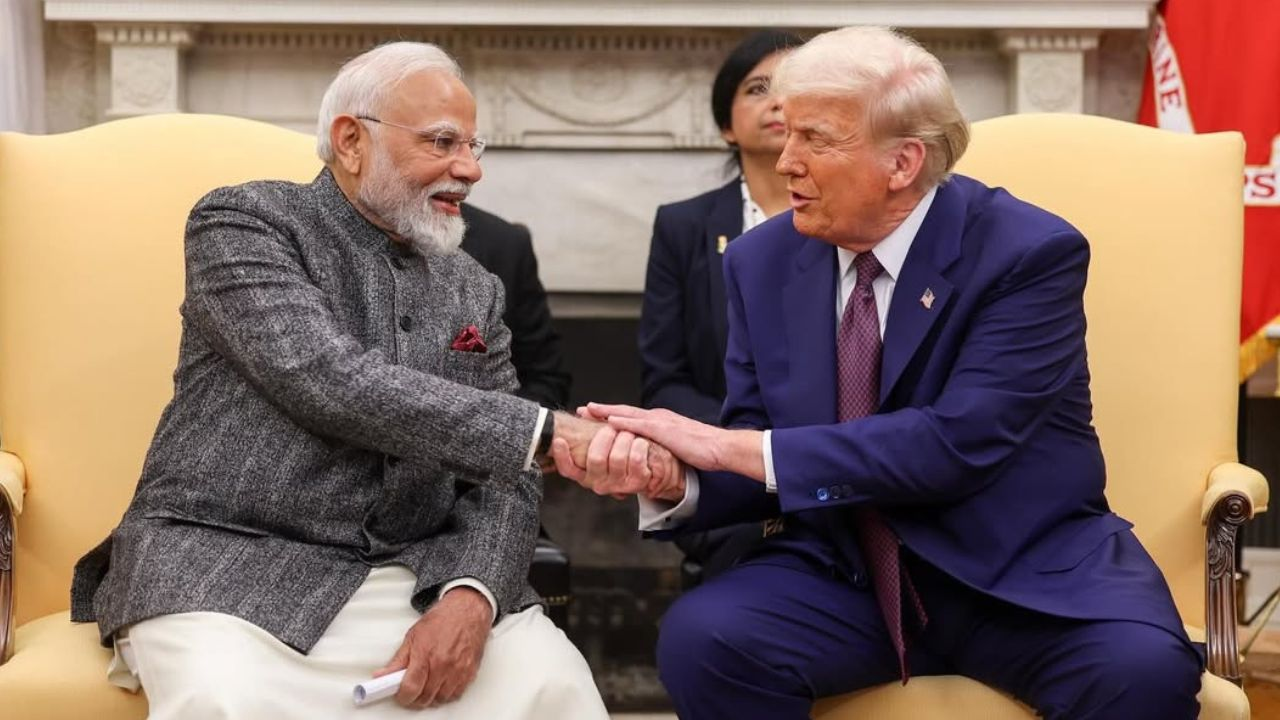 Donald Trump Narendra Modi PTI