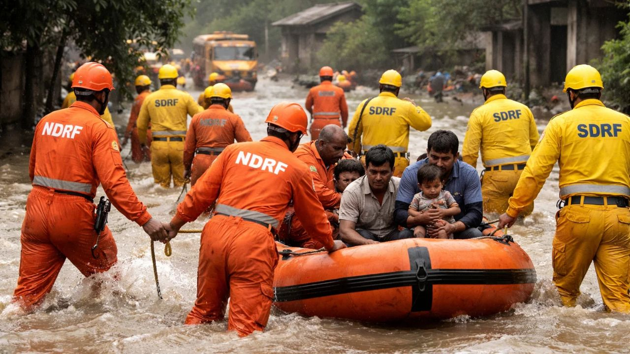 ai generated image of ndrf and sdrf