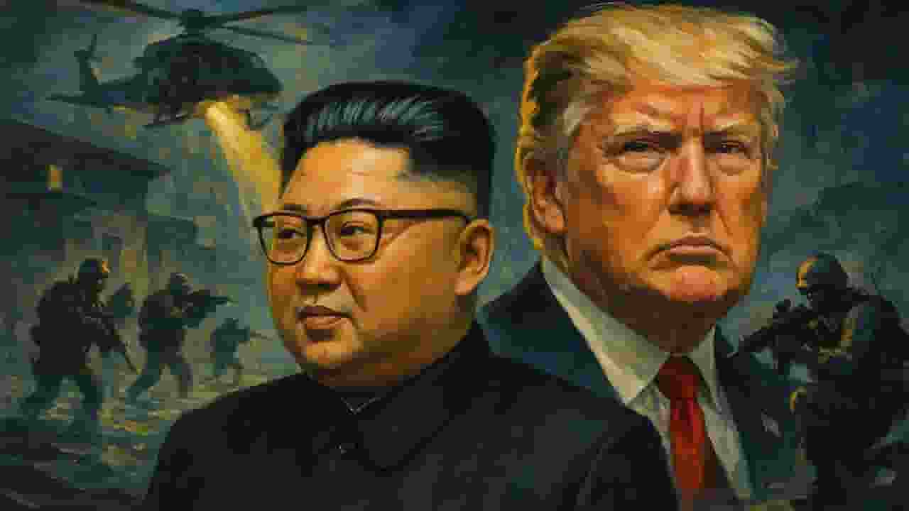 उत्तर कोरिया में किम जोंग के खिलाफ ट्रंप ने क्यों उतारी लादेन वाली फौज Kim Jong Un and Donald Trump.
