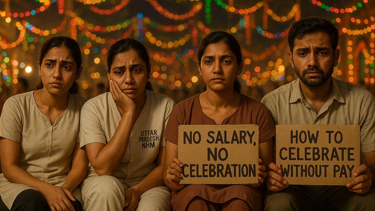 बिना वेतन कैसे मनाएं त्योहार, यूपी में NHM कर्मियों का दर्द क्या है? UP