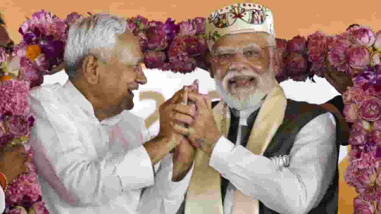 Nitish Kumar and Narendra Modi
