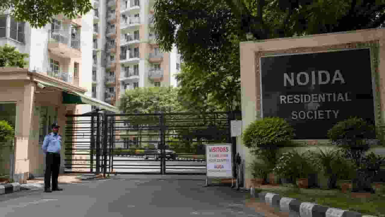 AI generated image noida residential society