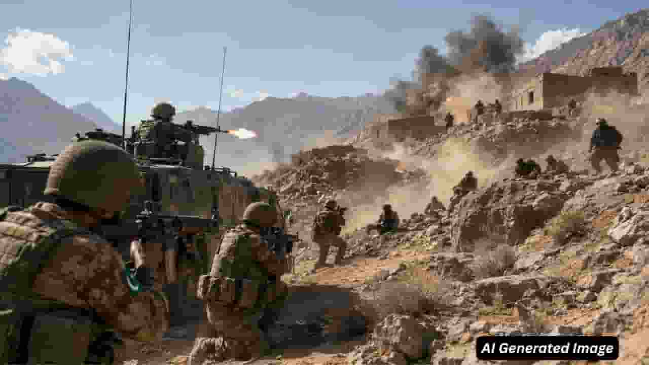 ai generated image of afghanistan vs pakistan