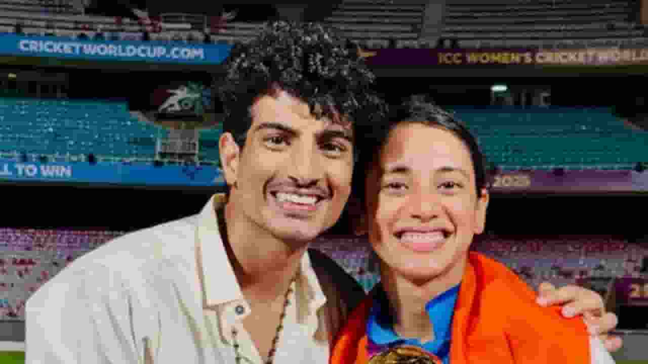 Palaash Muchhal and Smriti Mandhana