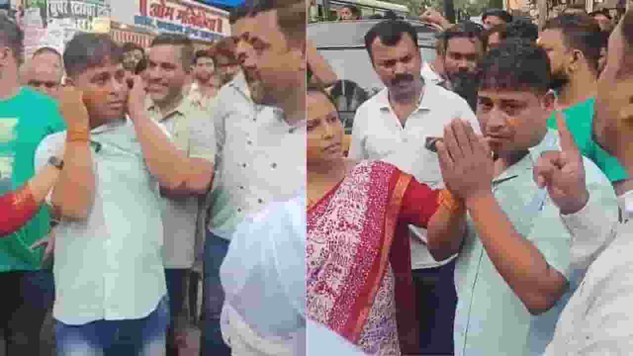 Video: मराठी के अपमान का आरोप लगाकर शिवसैनिकों ने ऑटो चालक को पीटा Palghar auto driver