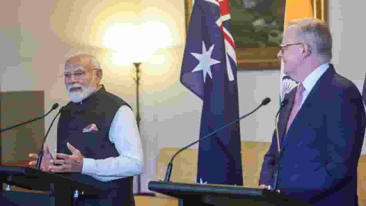 Narendra Modi in Australia with Anthony albanese