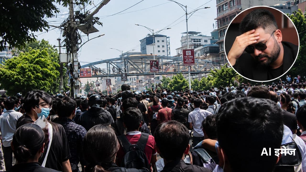 Balendra Shah facing protest in Nepal