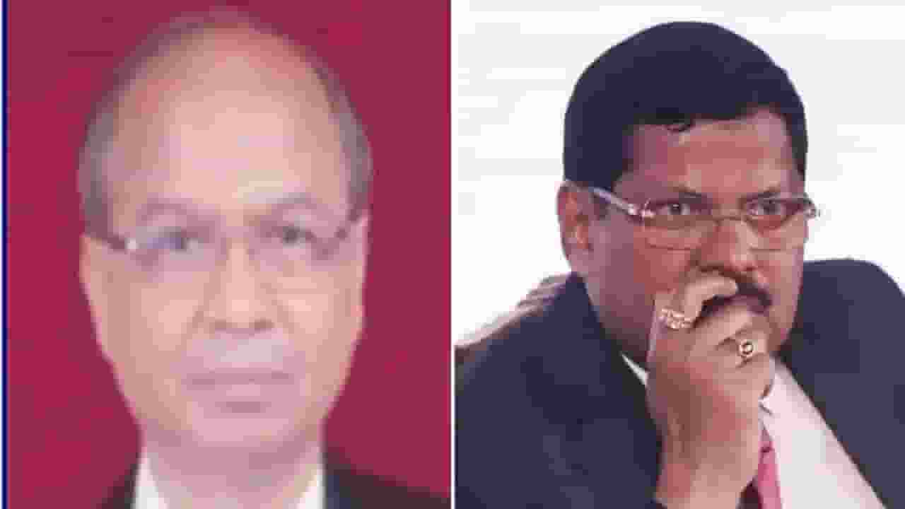 CJI पर जूता फेंकने वाले वकील राकेश किशोर पर बेगलुरु में FIR दर्ज Rakesh Kishore and BR Gavai । Photo Credit: Khabargaon