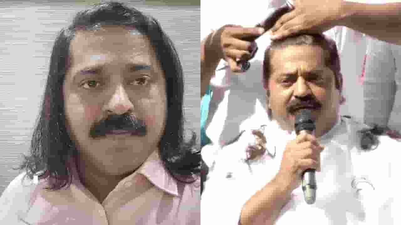 auther news Ram Kadam hair cut