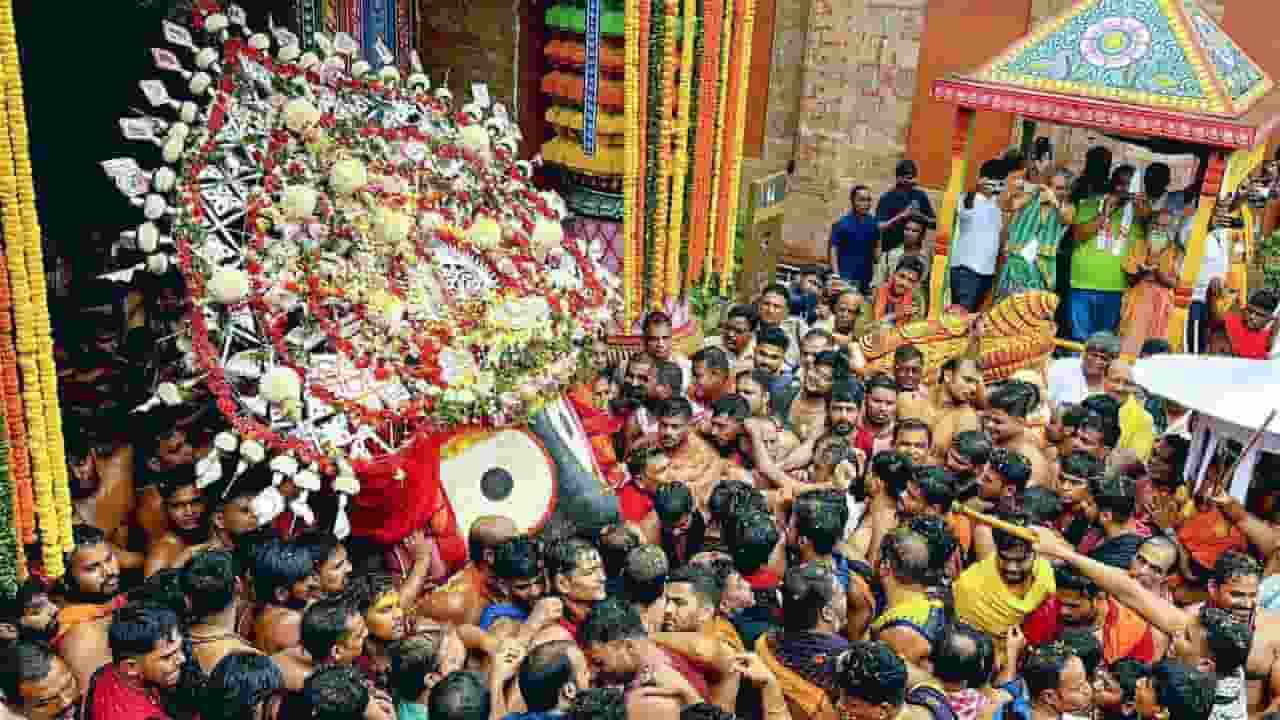 गुंडिचा मंदिर में 7 दिन क्यों रुकते हैं भगवान जगन्नाथ, सब जानें Image of Bhagwan Jagannath