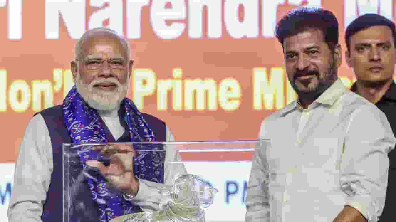 Revanth Reddy and modi