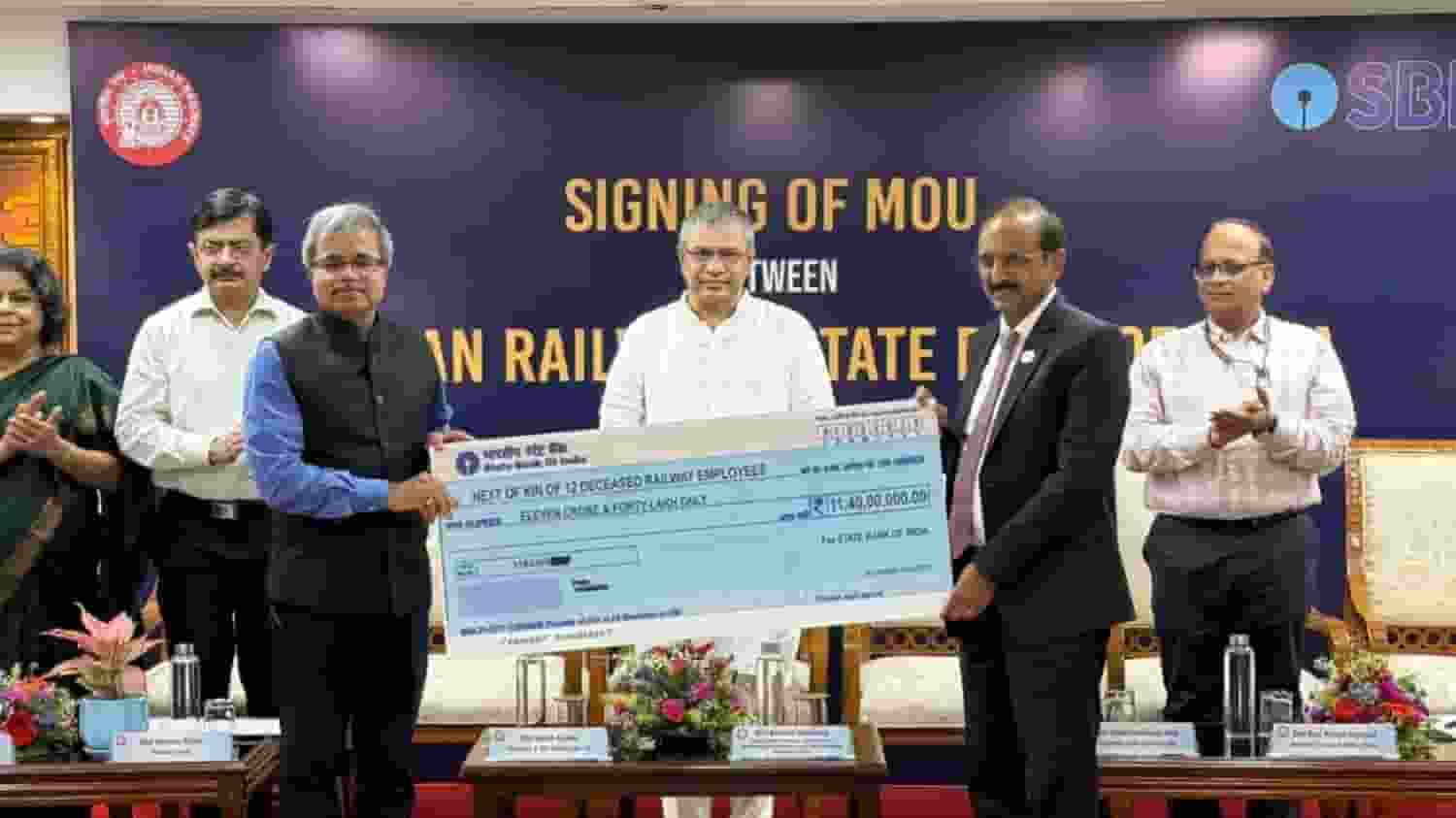 रेलवे कर्मचारियों की मौत पर मिलेगा 1 Cr का कवर, रेलवे और SBI का समझौता SBI