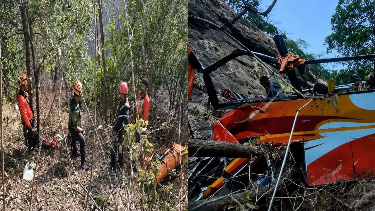 Scorpio Accident Mahabaleshwar