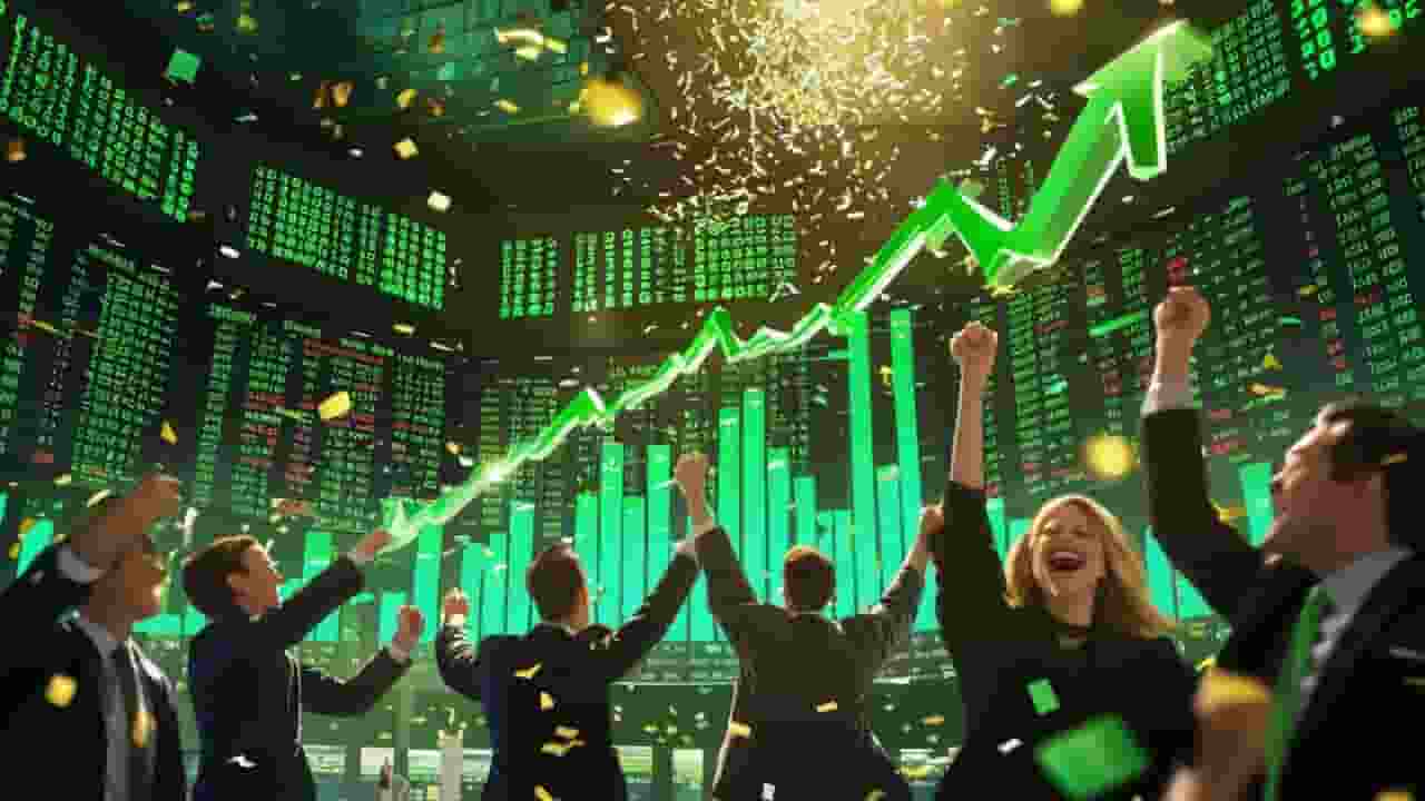 टैरिफ पर ट्रंप की नरमी से 'हरा' हुआ बाजार, Sensex में 1600 अंक की तेजी share market