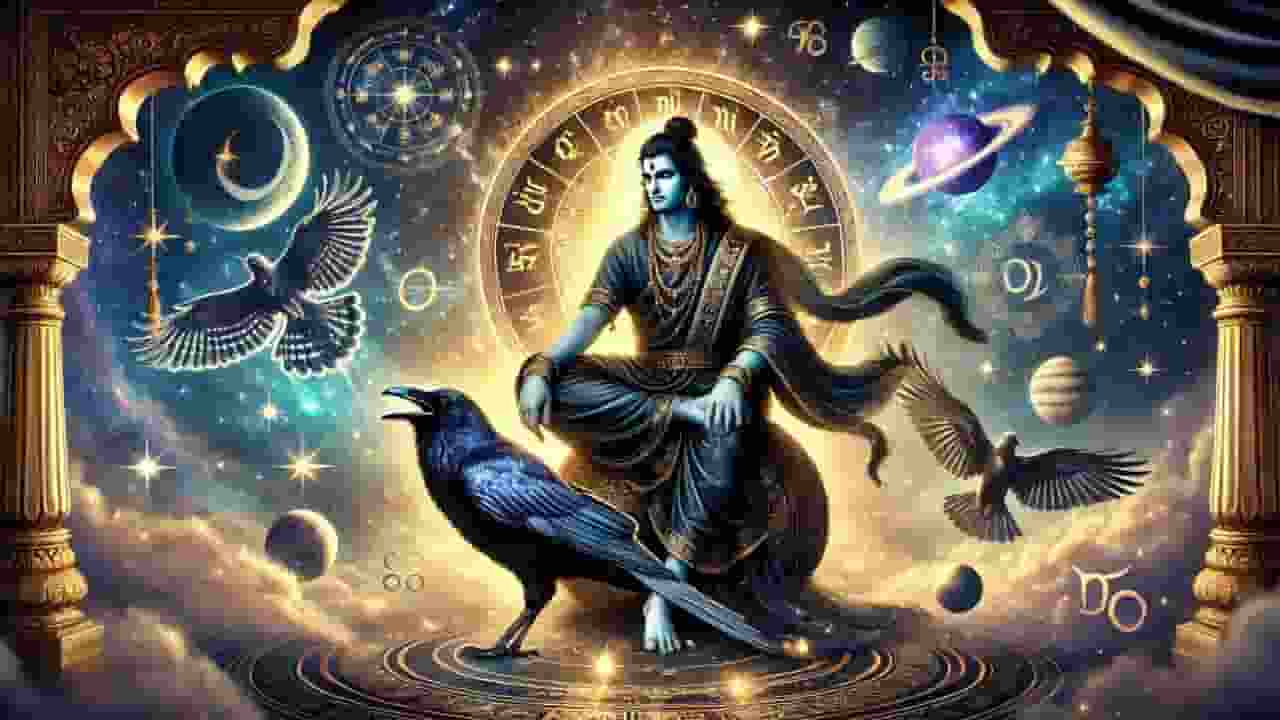 भगवान शिव के एक आशीर्वाद ने शनि देव को कैसे बनाया न्याय देवता? AI Image of Shani Dev