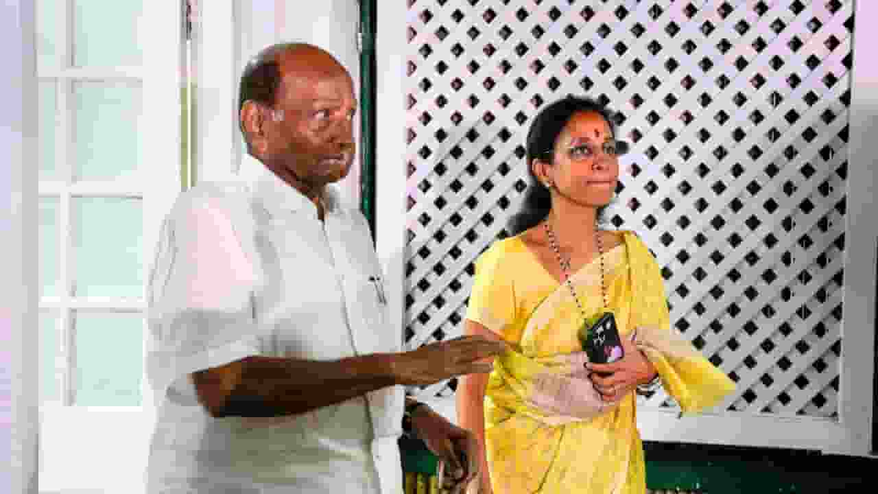 sharad pawar and supriya sule