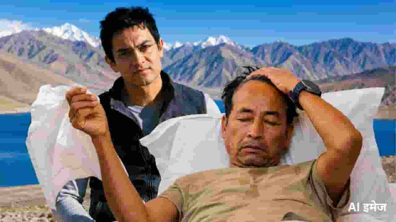 Sonam Wangchuk and Aamir Khan AI Image ChatGPT