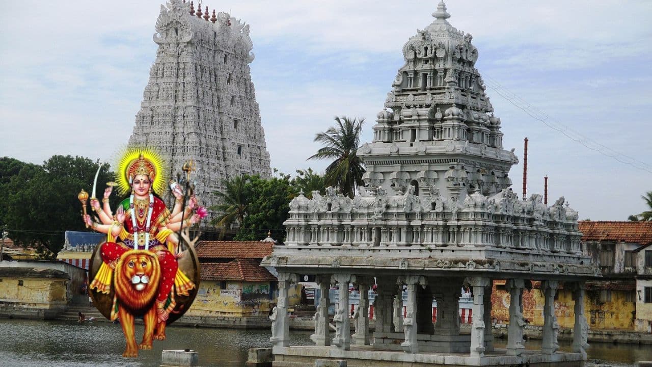 सुचिंद्रम शक्तिपीठ: जहां आदिशक्ति के साथ होती है त्रिदेवों की पूजा Image of Suchindram Kanyakumari Shaktipeeth