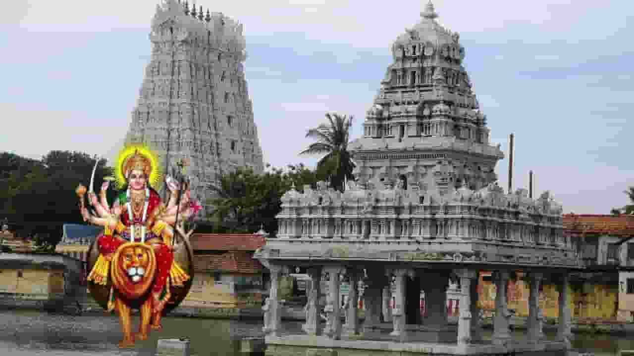 सुचिंद्रम शक्तिपीठ: जहां आदिशक्ति के साथ होती है त्रिदेवों की पूजा Image of Suchindram Kanyakumari Shaktipeeth