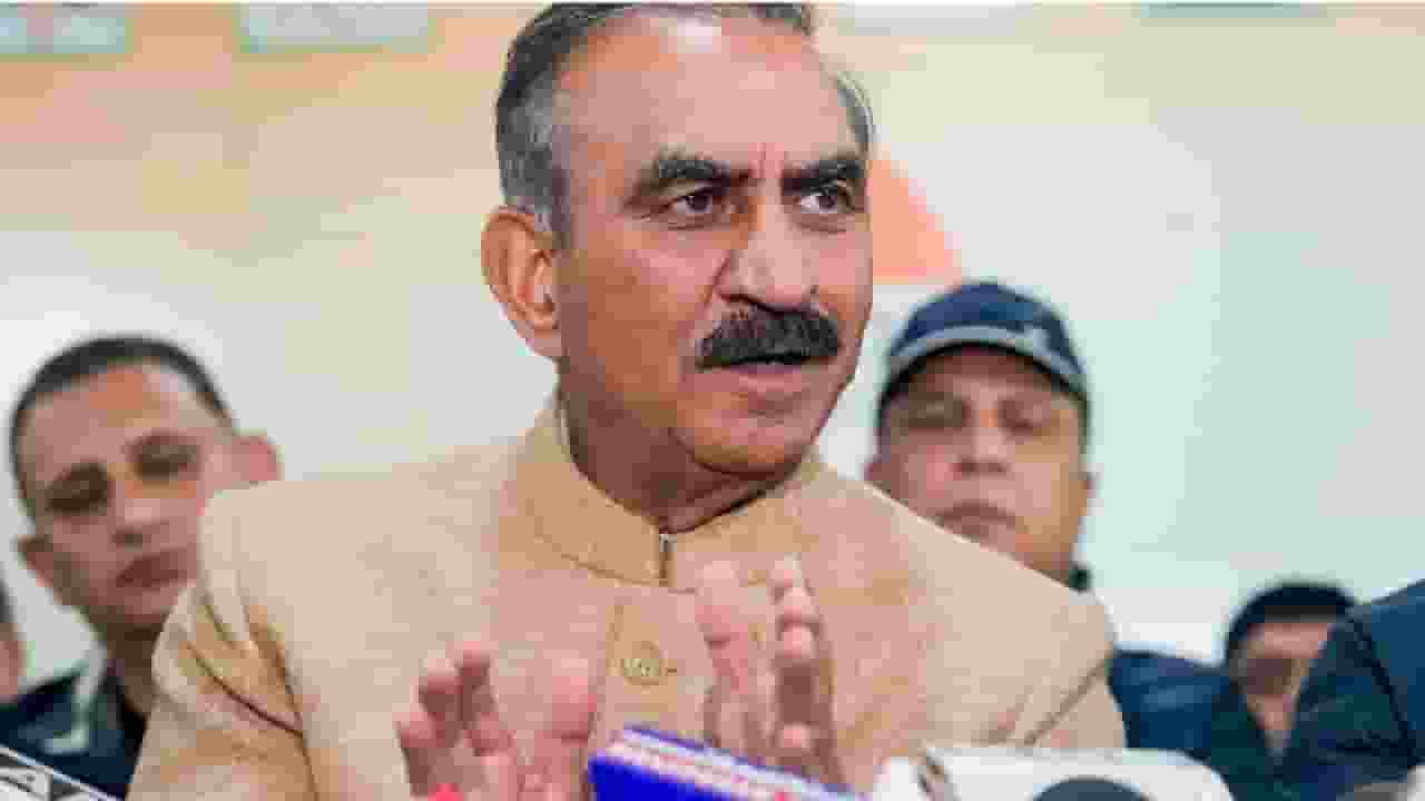 CM Sukhvinder Singh Sukhu