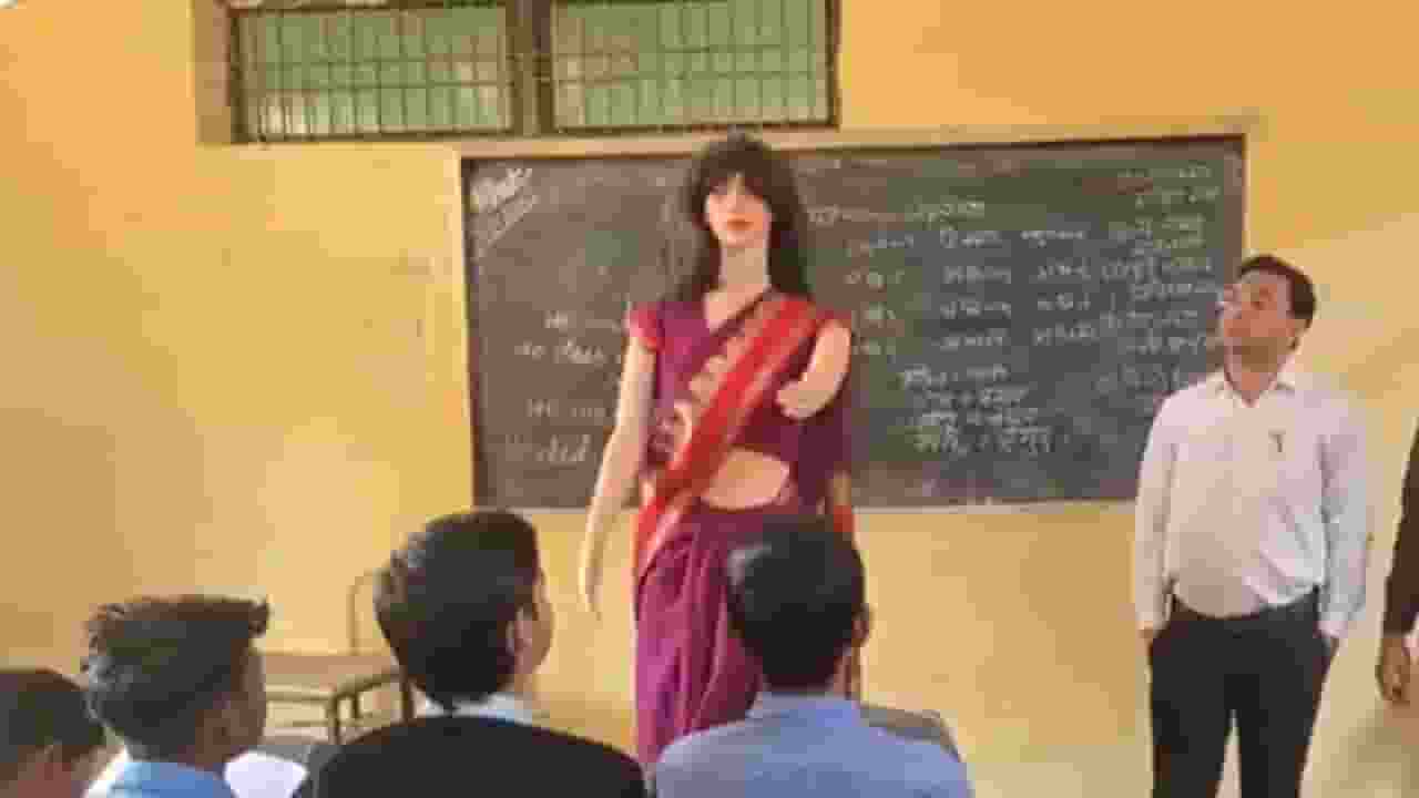 AI teacher sofi । Photo Credit: Video Grab