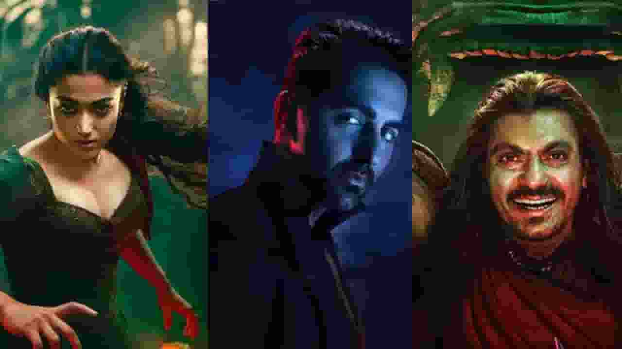 आयुष्मान खुराना और रश्मिका मंदाना की हॉरर कॉमेडी फिल्म 'थामा' का टीजर रिलीज हो गया है। यह मैडकॉक यूनिवर्सिटी की पहली लव स्टोरी है। thama teaser