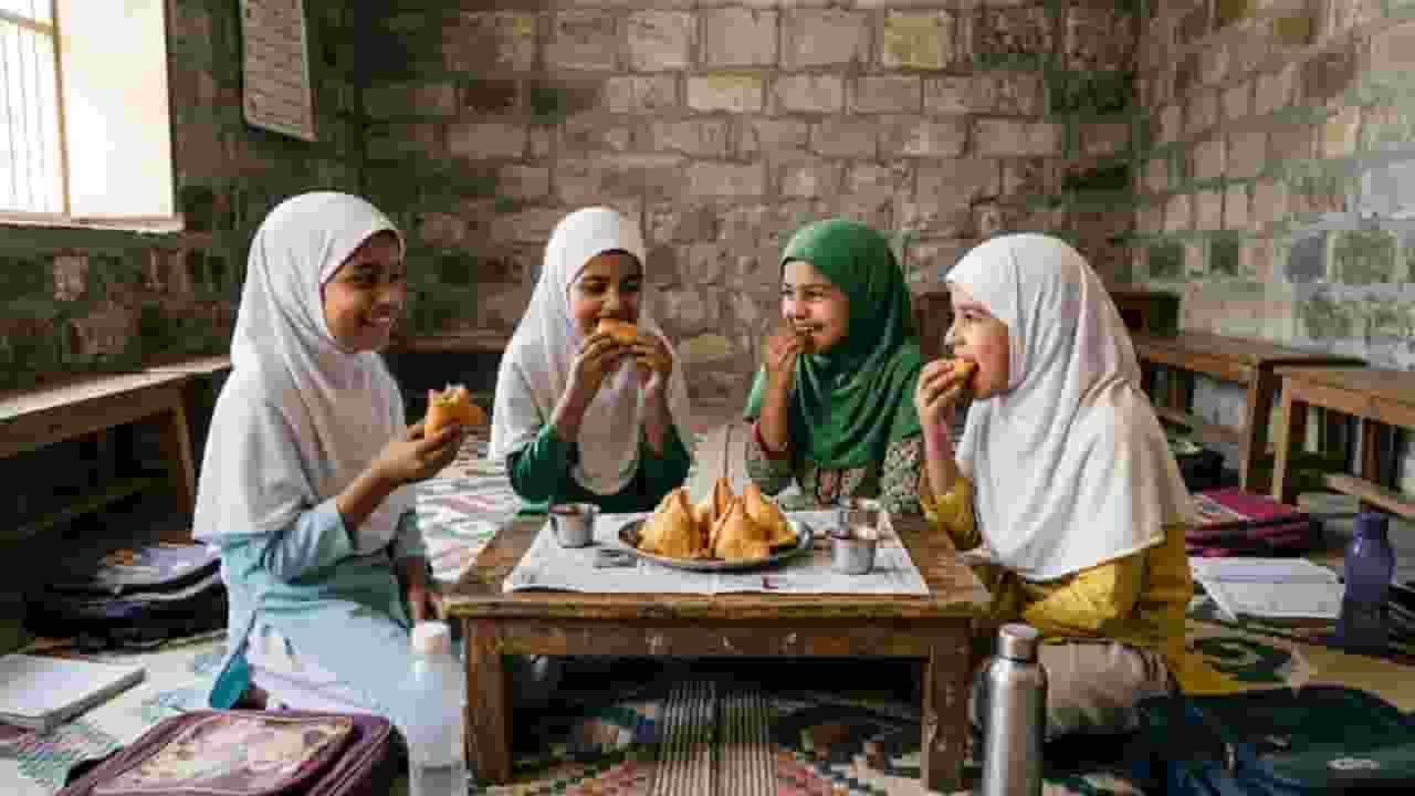 AI generated image of madarsa student
