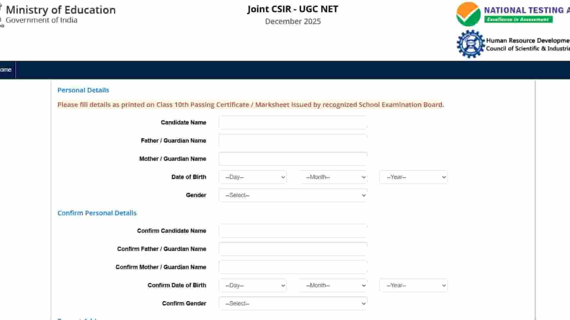 CSIR UGC NET के लिए रजिस्ट्रेशन शुरू, 18 दिसंबर को होगी परीक्षा CSIR UGC NET