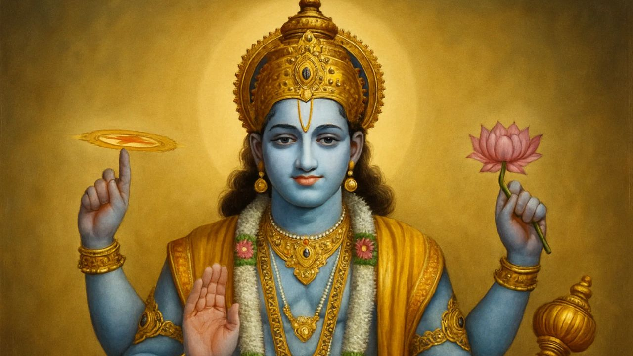 विष्णु शतनाम स्तोत्र: इन मंत्रों में छिपे हैं भगवान विष्णु के 100 नाम Bhagwan Vishnu Representational Picture